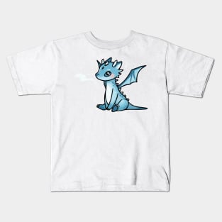 Blue ice dragon Kids T-Shirt